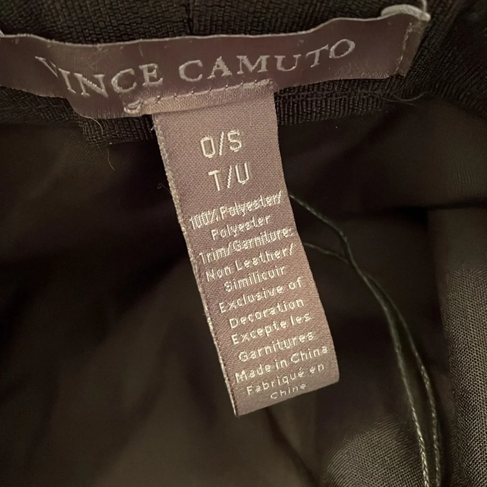 Vince Camuto bucket hat black size S Y2K beach party festival